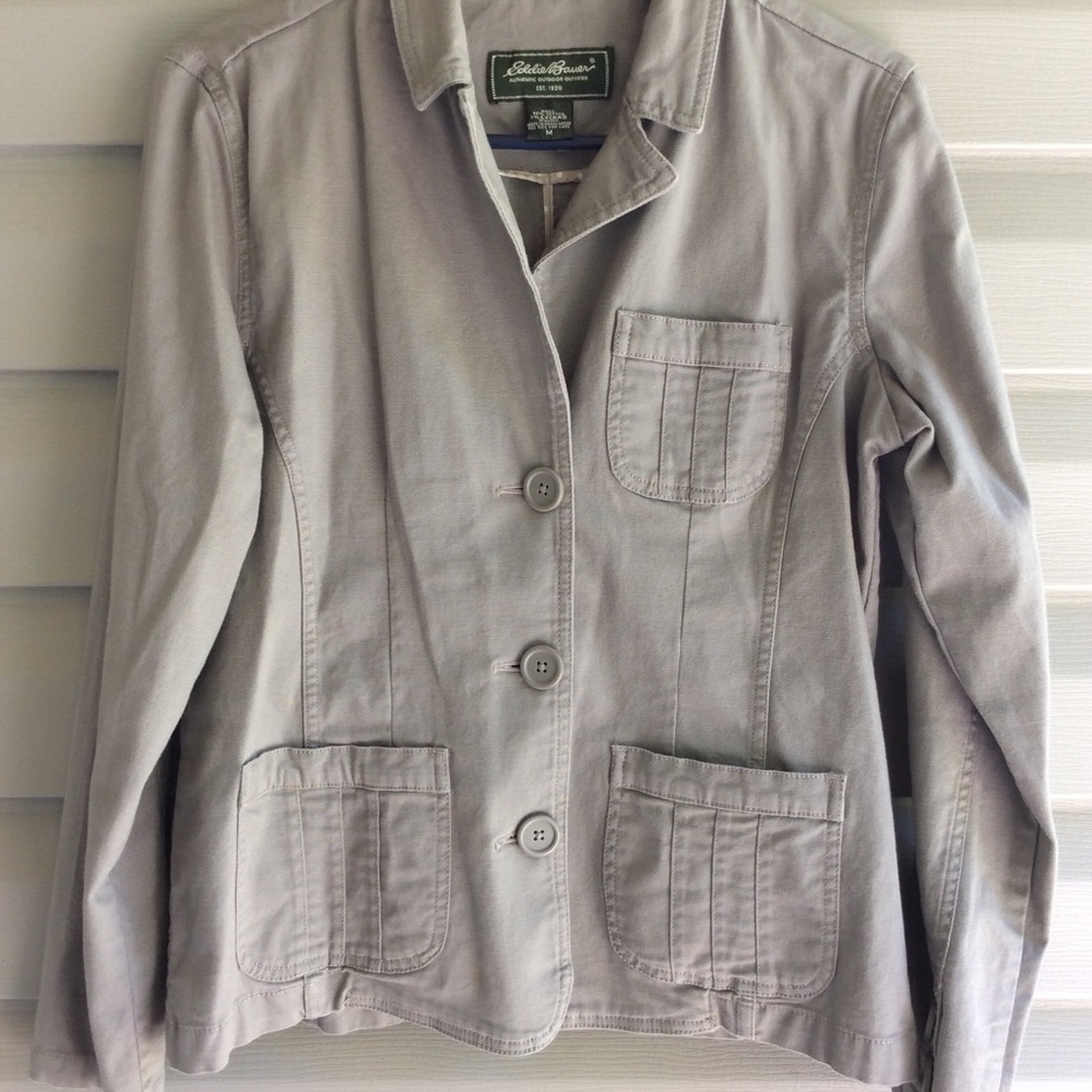 Eddie Bauer khaki Utility Jacket